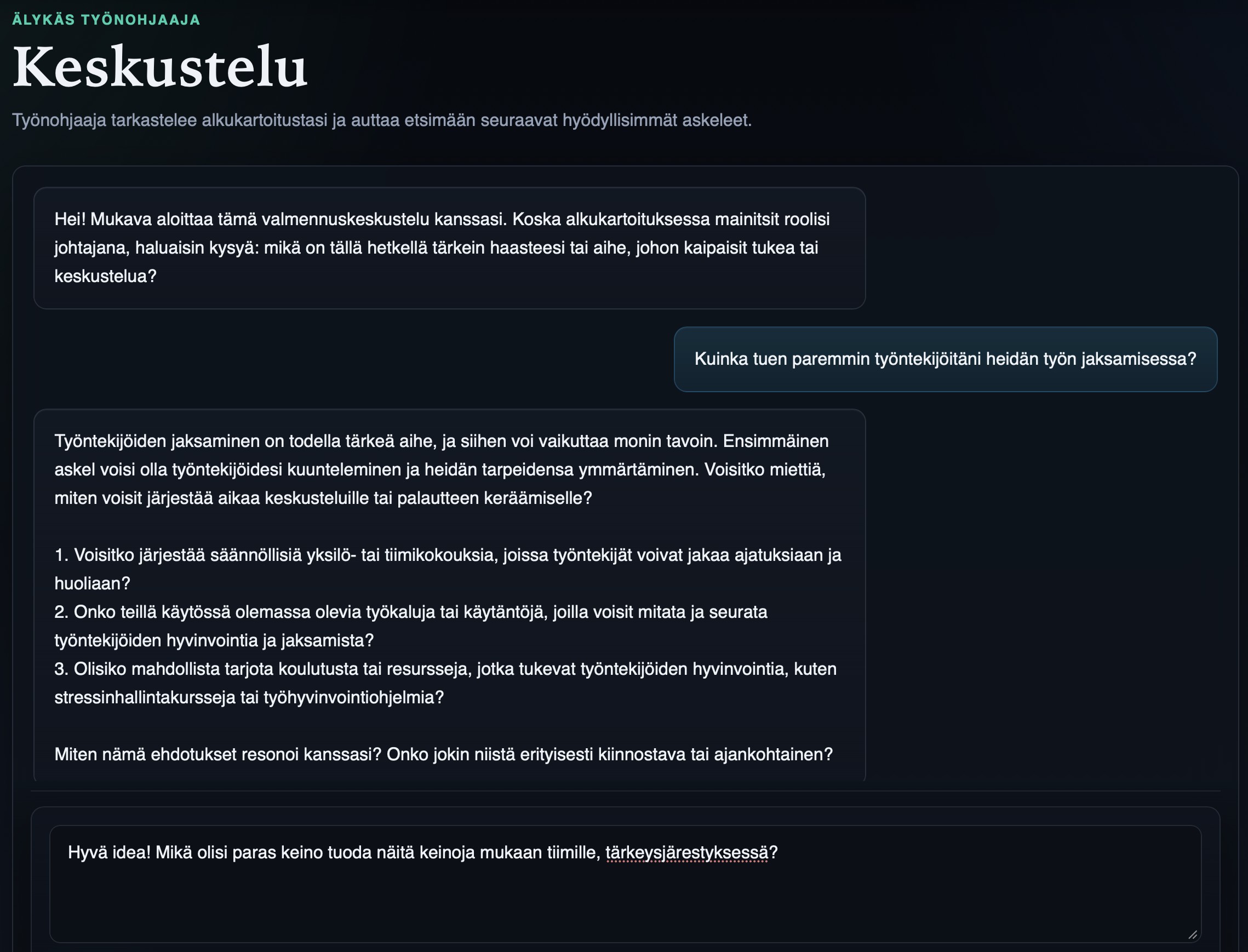 Esimerkkikuva Ajatusmajakan keskustelun aloituksesta